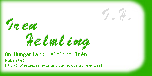 iren helmling business card